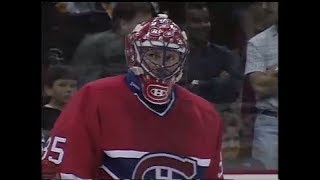 Habs vs Penguins Brunet scores OT winner 1998 playoffs [upl. by Hiett998]