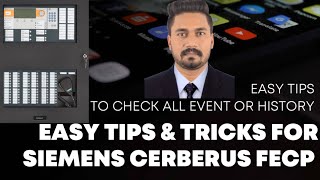 How to check history  memory or all event in fire alarm control panel Siemens cerberus [upl. by Grail915]