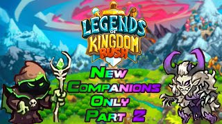 LEGENDS OF KINGDOM RUSH NECROMANCER AND ASHERVAN ENCHANTRESS ONLY CHALLENGE PART 2 NORMAL MOD [upl. by Adeuga537]