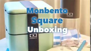 Bento box review  Monbento Square Unboxing [upl. by Aelaza912]