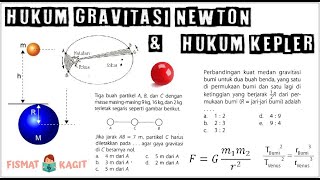 HUKUM NEWTON TENTANG GRAVITASI amp HUKUM KEPLER  FISIKA KELAS 10 [upl. by Templa]