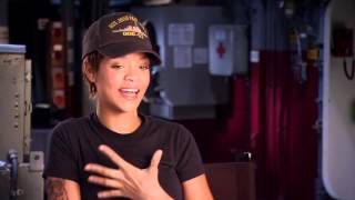 Battleship  Rihanna Interview on Set [upl. by Helli169]