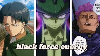 Anime characters that have black force energy [upl. by Zetnwahs]