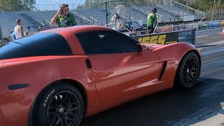 C6 Z06 quarter mile new personal best [upl. by Nelan]