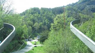 Luftseilbahn Intragna  Costa Bergfahrt cable car funivia Centovalli Switzerland [upl. by Yardna483]