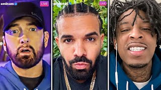 Rappers React To Kendrick Lamar  euphoria Drake Diss [upl. by Hyrup122]