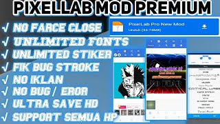 PixelLab Mod Premium Terbaru 2024  Full 1000 Font Link Download MEDIAFIRE [upl. by Sibyl]