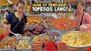 10Pesos lang quotLAHAT ng ULAM pati FRIED RICEquot sa BINONDO Hindi TRENDING at Hindi VIRAL [upl. by Michey440]