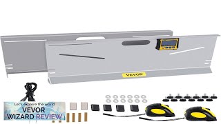 VEVOR Wheel Alignment Tool 6 Probes Toe Plates LED Toe Alignment Plates Review [upl. by Jahdiel21]