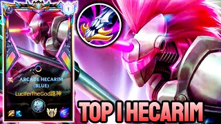 WILD RIFT HECARIM  TOP 1 HECARIM GAMEPLAY  CHALLENGER RANKED [upl. by Hcire953]