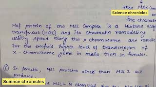 Dosage Compensation in Drosophila [upl. by Annairdua378]