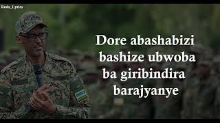 Umva Urugamba Ngo Rurahinda Lyrics  Rwanda Defense Force [upl. by Andrew]