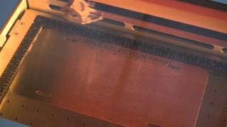 Epilog Laser  FiberMark Stainless Steel Plate Etching [upl. by Alyakem]