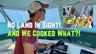 Motor Yacht Cruising From The Florida Keys and Cooking Underway [upl. by Elvina]