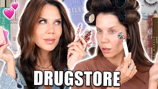 ALL NEW DRUGSTORE MAKEUP [upl. by Rorke]