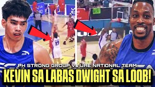 SOLID START ni Kevin Quiambao sa Strong Group Dwight Howard Dunk Party Strong Group PH vs UAE [upl. by Elinor]