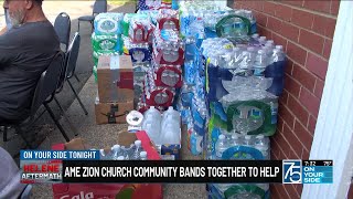 AME Zion Church community bands together to help [upl. by Atiekan]