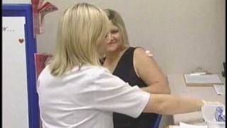 Seasonal Flu Vaccinations Given At Local Pharmacies [upl. by Shermy]