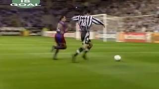 Goal Faustino Asprilla Newcastle FC vs FC Barcelona 17091997 [upl. by Roberto]