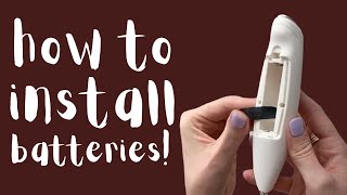 How To Install Batteries On The Milk BOSS Milk Frother By Zulay Kitchen [upl. by Nnod27]