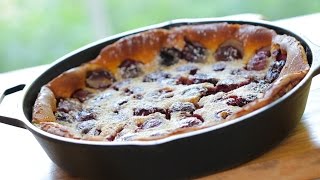 Beths Cherry Clafoutis Recipe  ENTERTAINING WITH BETH [upl. by Llerrod890]