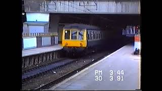 WEST MIDLAND DAY ROVER 30 MARCH 1991 CLASSES 90 87 86 56 47 DMUs NEIL HAYTON RAILWAY MEMORIES [upl. by Droc574]