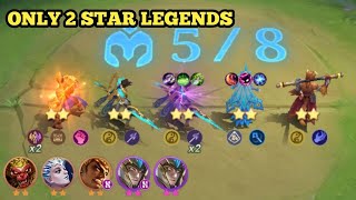 quotUnstoppable 2Star Legendary Heroes Strategy in MLBB Magic Chessquot [upl. by Alejna]