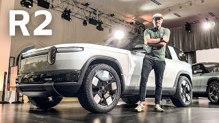 Rivian R2 Unveiled My Quick Look And Live Reactions On The R2 R3 And R3X [upl. by Ecylla]