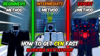 Blockade Battlefront  How To Get CEN FAST in Blockade Battlefront [upl. by Oivlis]