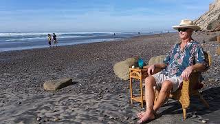 The Beach Captain in TimeLapse Blacks Beach San Diego California TL 069 [upl. by Godding]