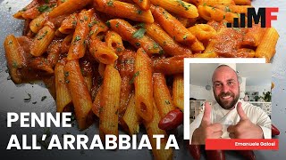 Penne all’arrabbiata la ricetta originale della cucina romana [upl. by Binny]