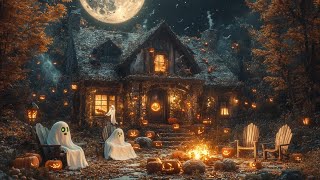 Spooky Halloween Space  Haunted House amp Ghostly Music Ambience [upl. by Cousins650]