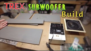 I Built a Subwoofer Box From Trex Decking [upl. by Dunning]