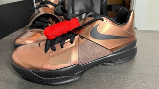 Nike KD 4 Christmas 2024 On Feet Review [upl. by Teyugn]