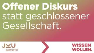 Antworten statt Konflikte an der JKU Linz Konstruktiv KritischDenken  WISSEN WOLLEN  JKU LINZ [upl. by Giusto789]