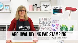 Archival DIY Ink Pad Stamping [upl. by Nogas193]