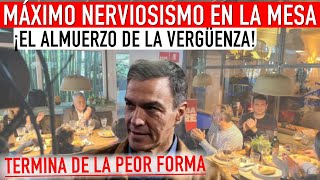 ¡¡ESTALLA LA TENSIÓN VUELAN CUCHILLOS EN LA COMIDA DE SÁNCHEZ CON LOS BARONES EN EL CONGRESO PSOE [upl. by Onirefez164]