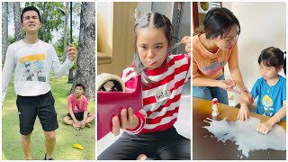 Make balloon water toy  Smart daughter and bad sister 🎈👍🏻😢 shorts LNS vs SH Tiktok Funny [upl. by Beaumont]