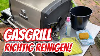 Grillreinigung schnell und einfach  Gasgrill richtig reinigen [upl. by Notsahc]