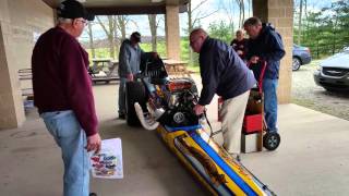 How To Start a Vintage Dragster [upl. by Mcspadden211]