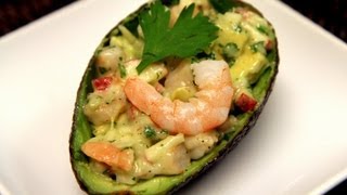 Avocado Shrimp Appetizer Recipe  CookingWithAlia  Episode 209 [upl. by Sakul]