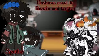 °Hashiras React to Nezuko and Tanjiro° Kamado Siblings KNY •mangga spoiler• ANGST ⚠️ [upl. by Eiznil]