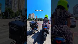 Немного ЗАСМОТРЕЛСЯ😅 И забыл куда собирался ехать😂 bikelover мото motoraido [upl. by Laira960]