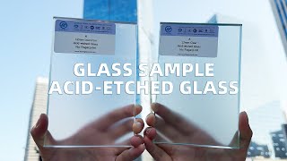 Acidetched Glass Fingerprintfree Low Iron VS Clear [upl. by Anemolif320]