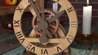 Clock wooden [upl. by Nirol]