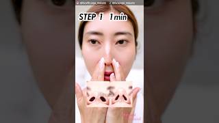 Simple Slim Nose Exercises You Must Do Every Day Reshape Fat NoseGet Sharper Noseshorts faceyoga [upl. by Waligore941]