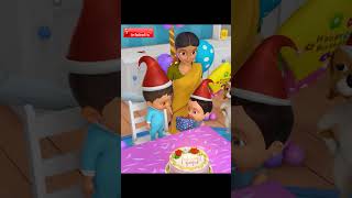 Happy Birthday To You  जन्मदिन की शुभकामनाएँ  Hindi Rhymes amp Cartoons  Infobells [upl. by Eilah]