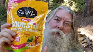 20240918 ForestBites SourStix Fruity Sweet Sour Candy Eudaemonius YourEveryDaySanta TasteTest [upl. by Kcirdde]