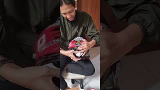 Unboxing Paket Helm KYT R2R terbaru [upl. by Arbrab]