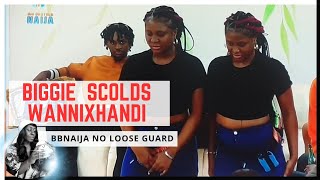 BIGGIE WARNS WANNIXHANDI OVER HIS NINJA  BBNAIJA NO LOOSE GUARD  BBNAIJA SEASON 9  GLORY ELIJAH [upl. by Merlin226]